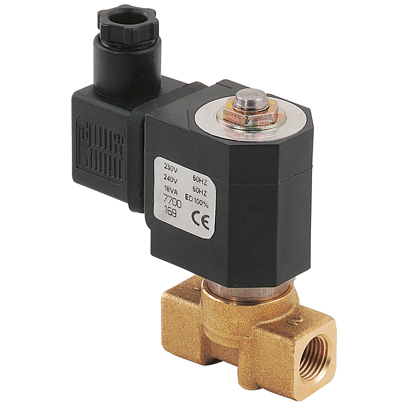 3/8" N/C 2/2 SOLENOID VALVE 24V DC