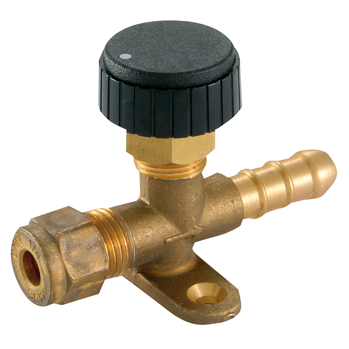 1/4" OD Foot Mount Needle Valve Pneumatics Direct