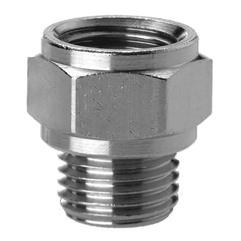 3/8" BSPT M X 3/8" BSPP FEMALE RED ADAPT