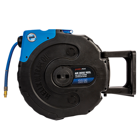 Heavy Duty Air and Water Hose Reel complete with Hose