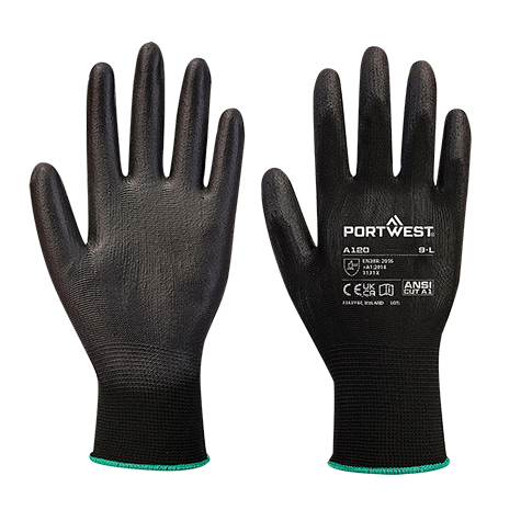 PU Palm Glove Black XXS, Portwest
