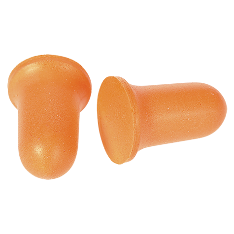 Oragne Bell Comfort Foam Ear Plugs, (200 Pairs), Portwest