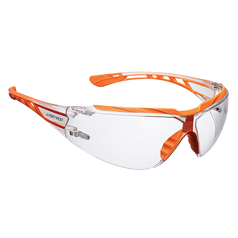 Dynamic KN Safety Glasses, Smoke Lens, Portwest