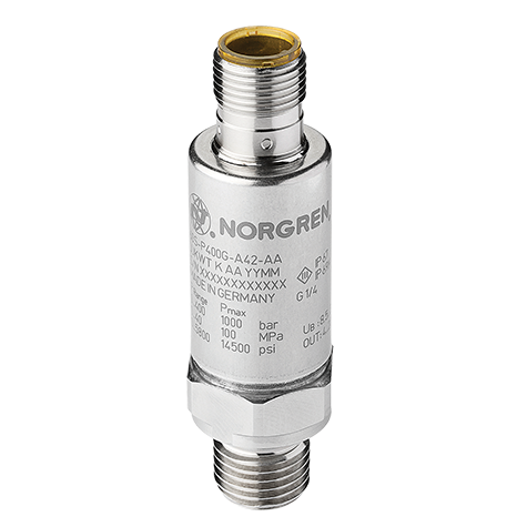 Electronic Pressure Sensor 60S Pneumatic/Hydraulic/Allfluid Working Temperature +40 - 90 celcius Thread BSPP G1/4 -1 1 Working Pressure, Norgren