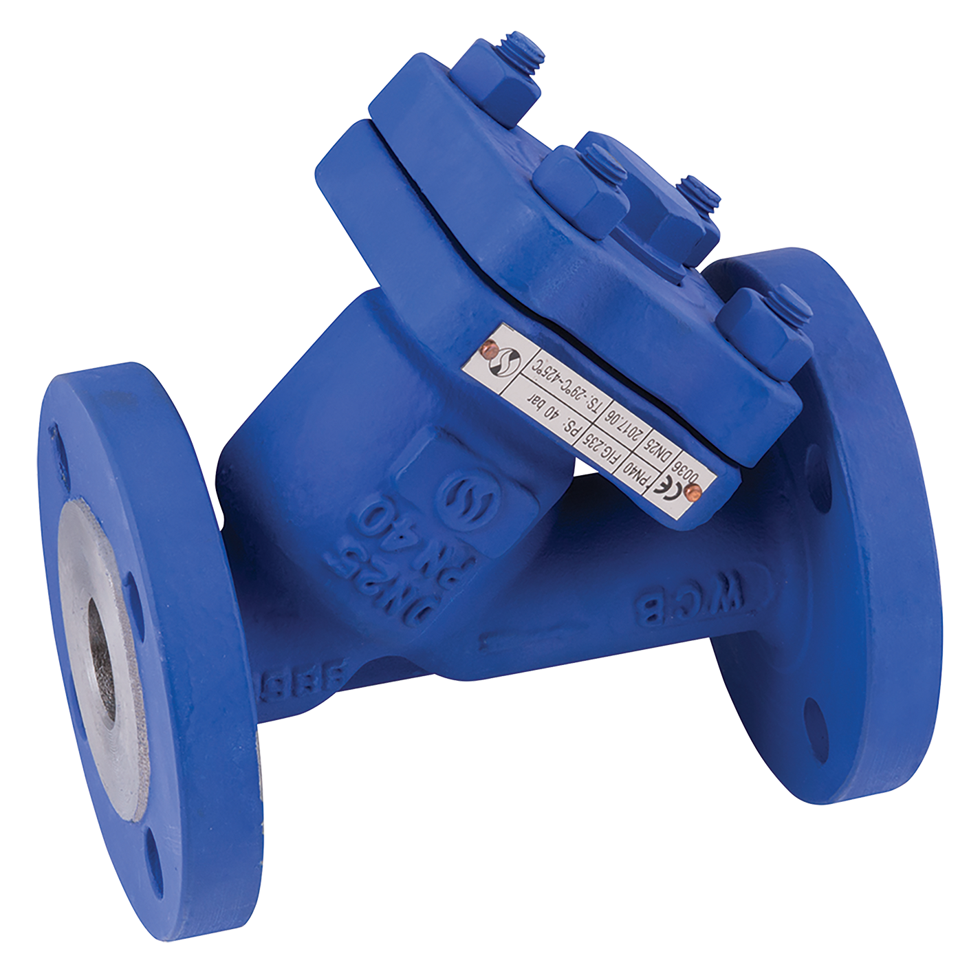 4" PN25/40 WCB BODY Y STRAINER / Flanged Y Strainer / Y Strainers