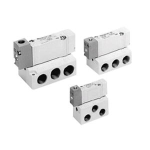 SMC 5 Port Air Operated Valve,