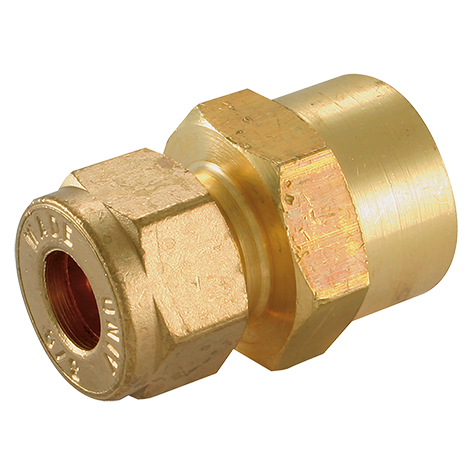 1/8" NPT and API Female x 3/16" OD Female Stud Coupling