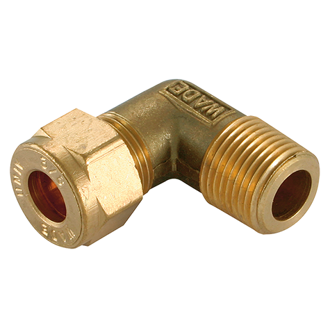 1/4" NPT and API Male x 3/8" OD Male Stud Elbow