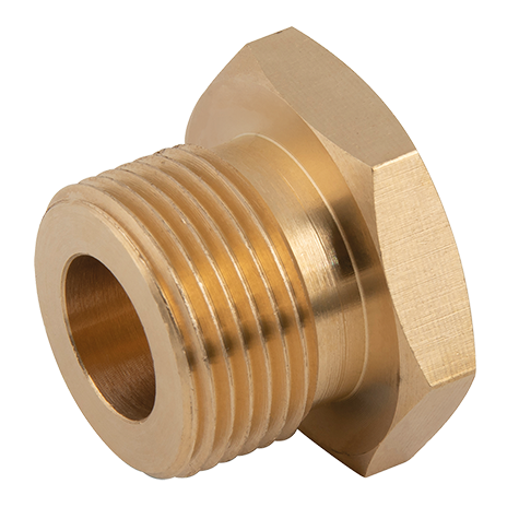 1/8" BSPP Male Hollow Plug