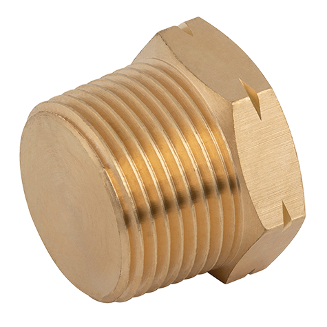 1/2" NPT Male Solid Plug