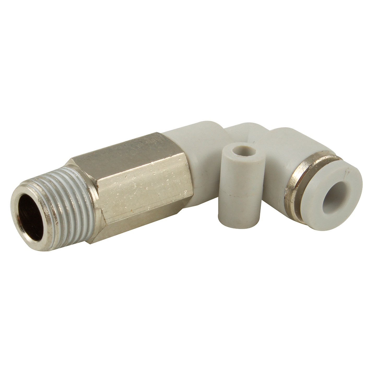 10mm x 3/8" BSPT Male Stud Elbow Extended