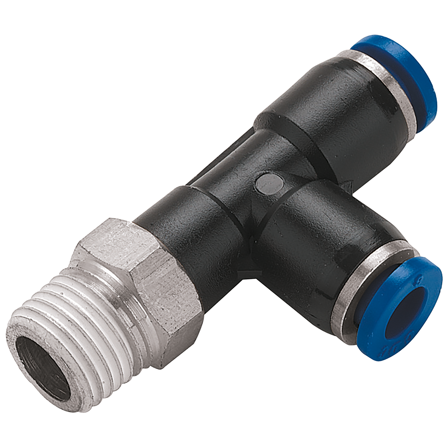 04MM OD X 1/8" BSPT MALE BRANCH RUN TEE
