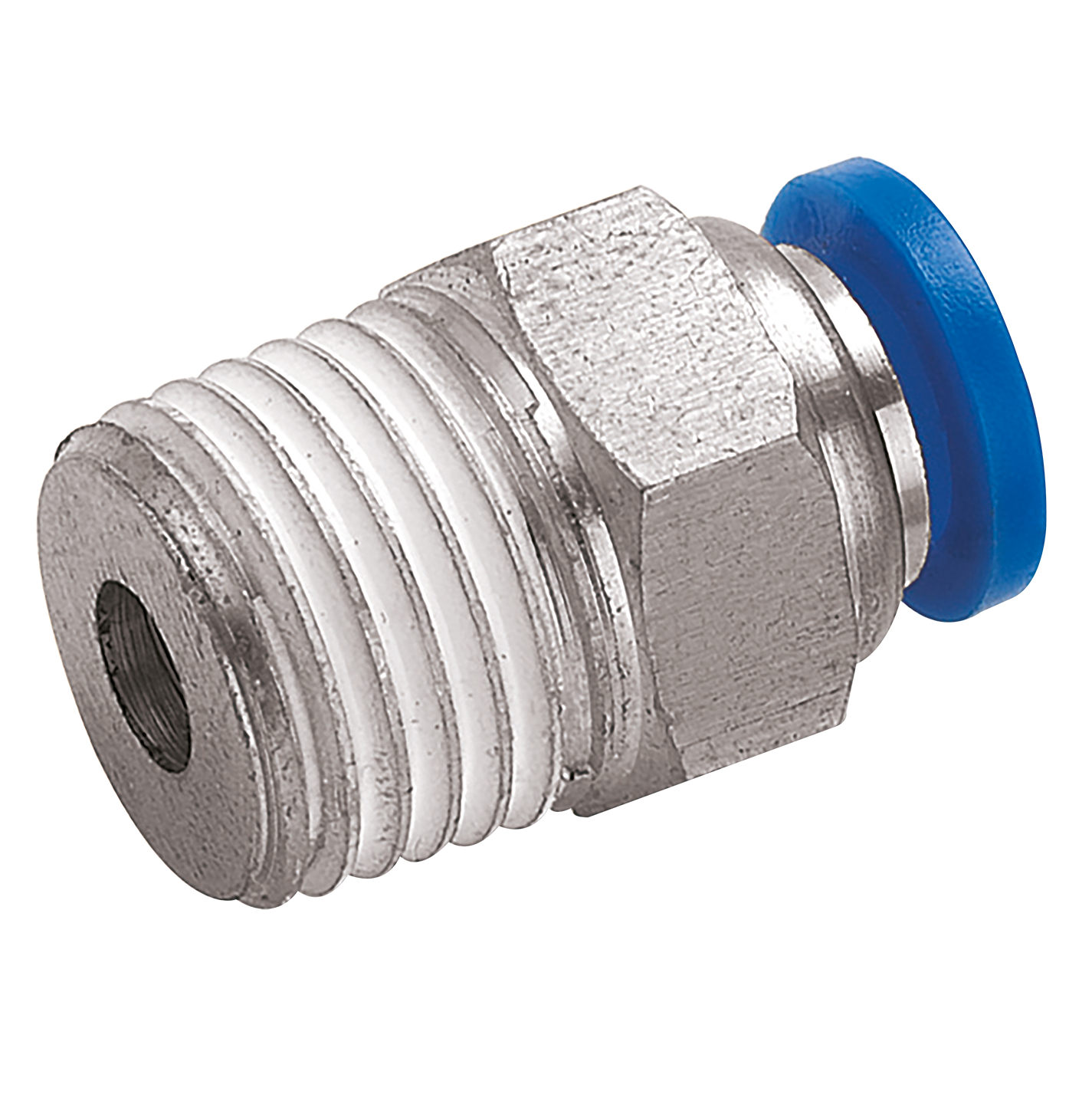 Adaptateur Réducteur AN6 Mâle à 1/2" NPT Mâle - Alliage Aluminium, Pour Conduites Huile, Carburant, Air
