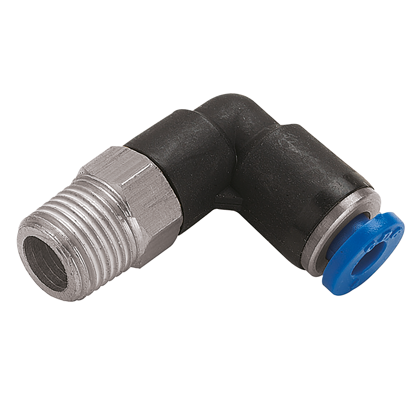 10mm X 1 2 NPT Male Stud Elbow Seagull Fittings