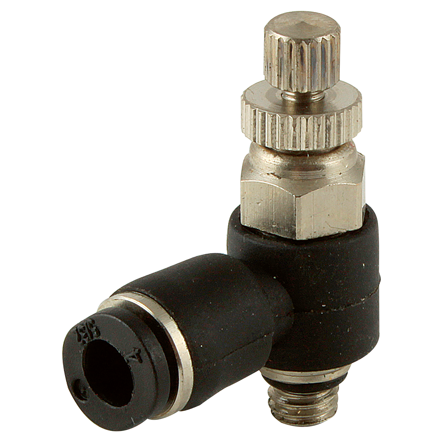 10-32 UNF Male x 1/8" OD Speed Control Valve