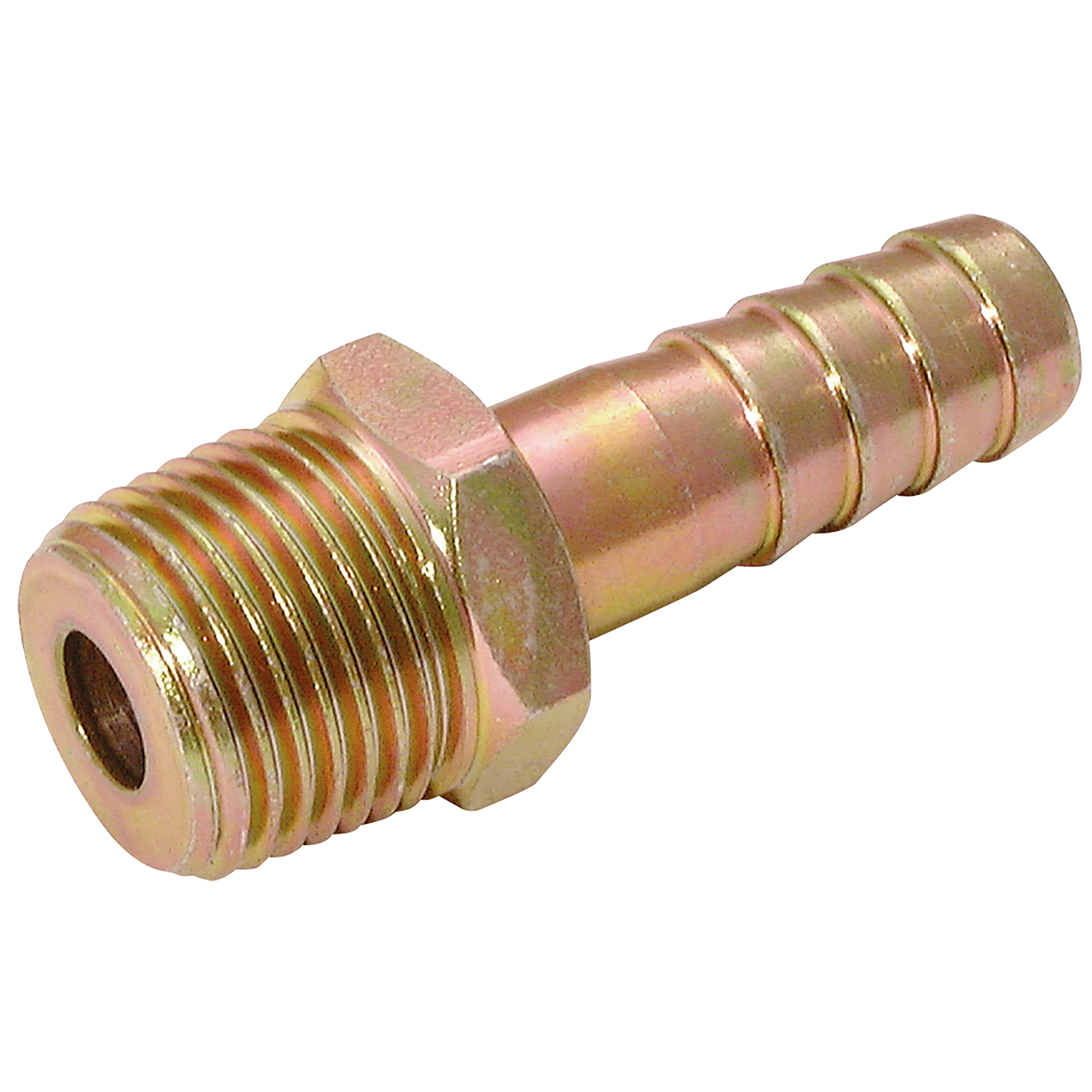 1" BSPT MALE X 1" HOSE STEEL PLATED