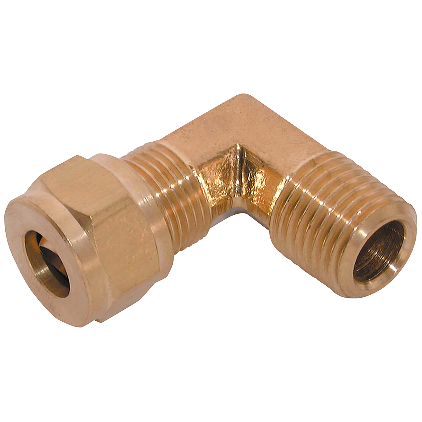 1/2" BSPT Male x 3/8" OD Male Stud Elbow