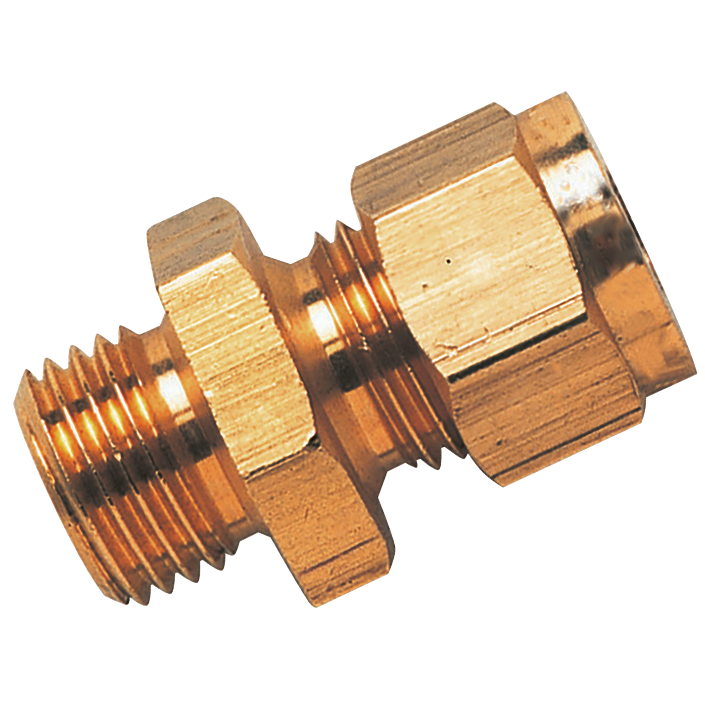 1/4" OD X 1/2" BSPP MALE BRASS STUD