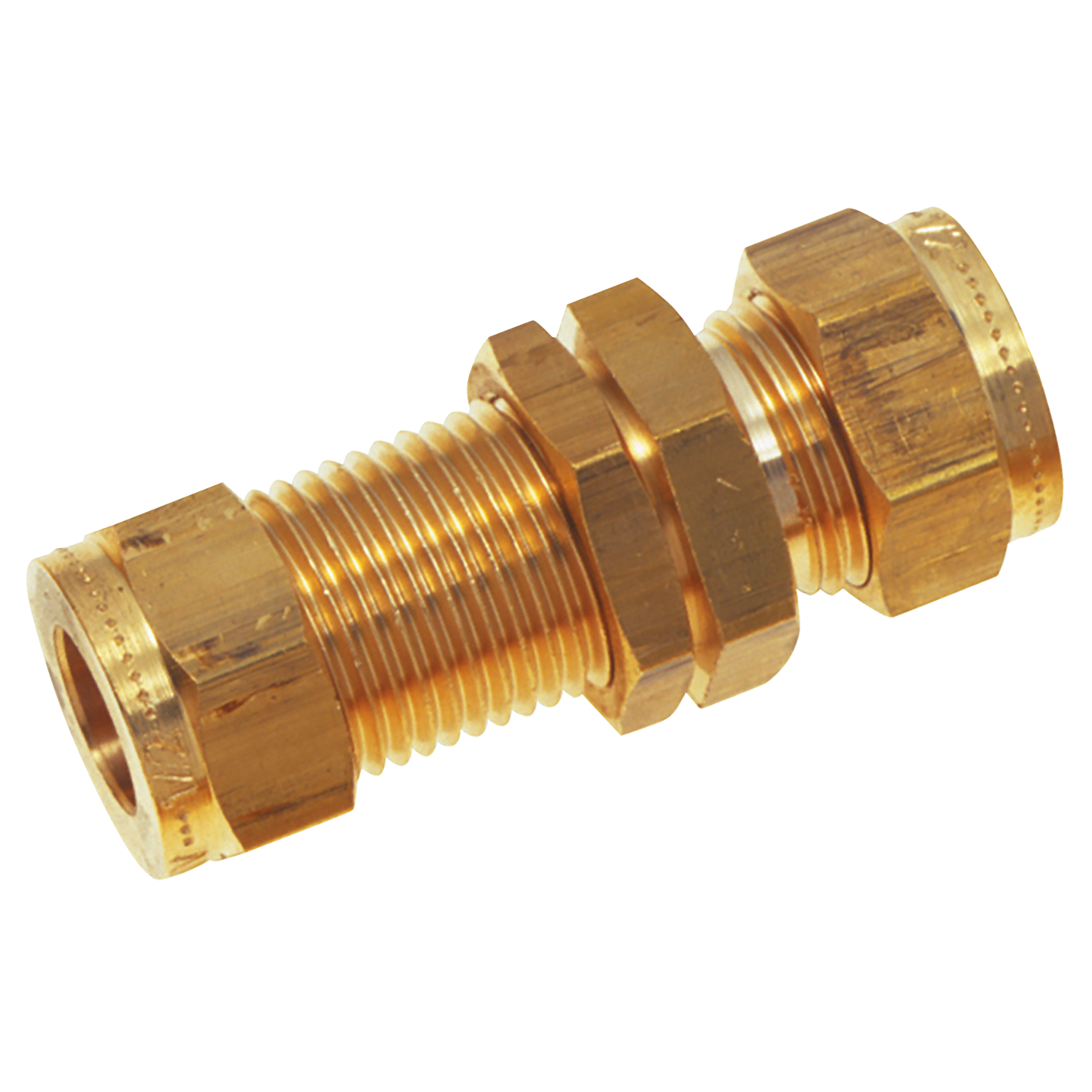 5/16" OD Equal Ended Bulkhead Coupling