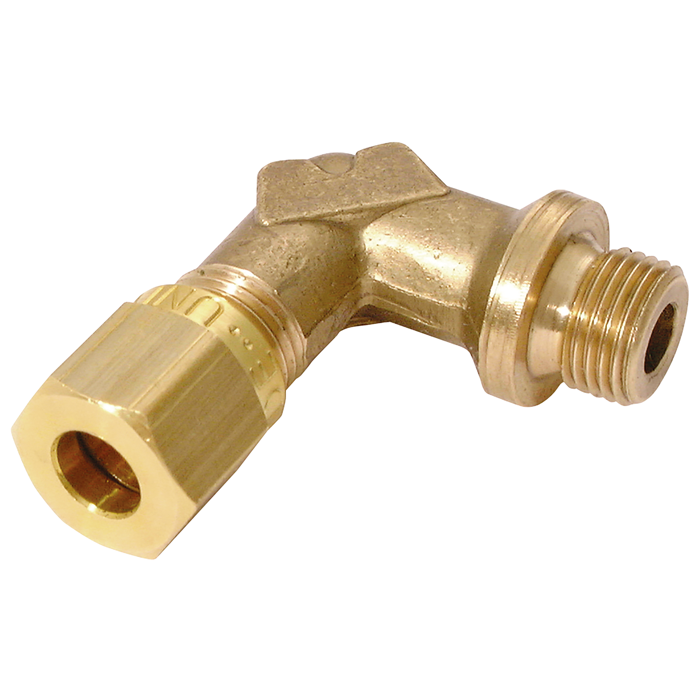 1/8" BSPP Male x 8mm OD Male Stud Elbow