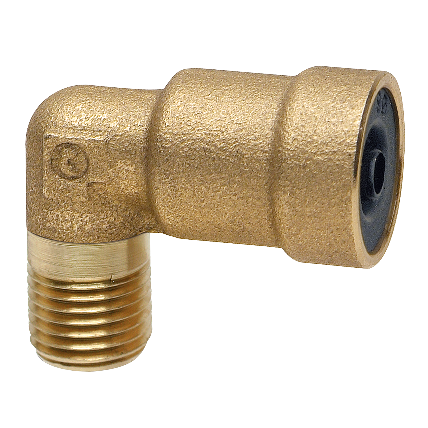 1/8" NPT Male x 8mm OD Elbow Adaptor