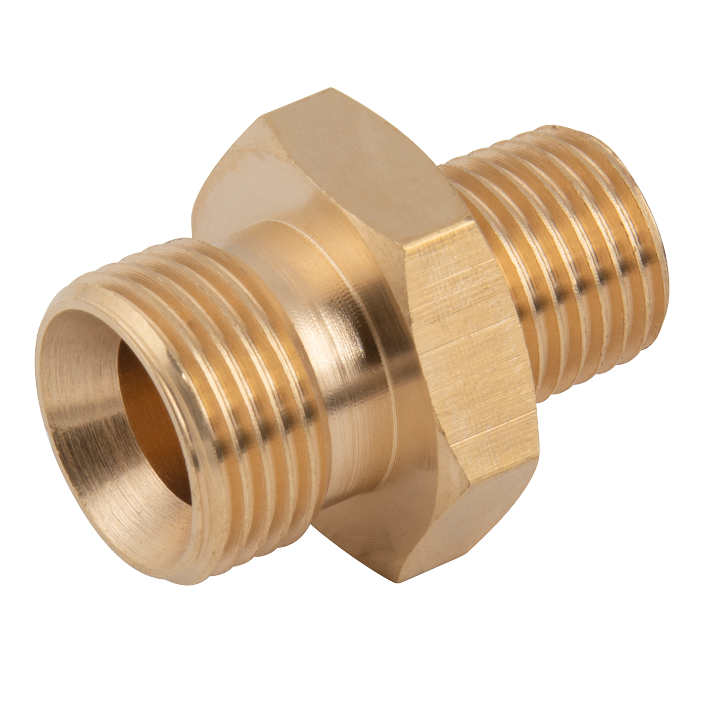 1/4" BSPP Male x 1/2" BSPT Male Unequal Adaptor