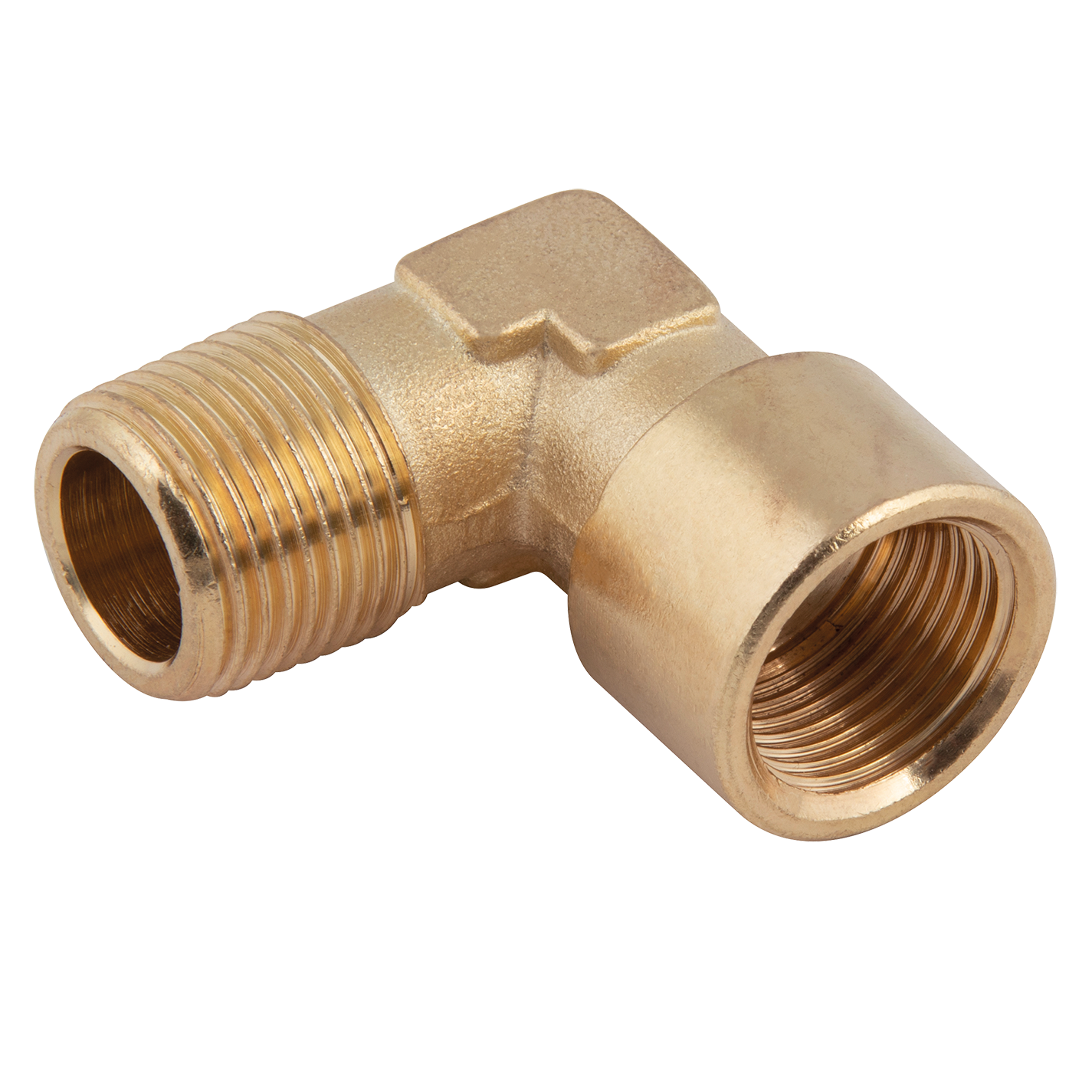 1/8" NPT Male x 1/8" NPT Female Equal Elbow