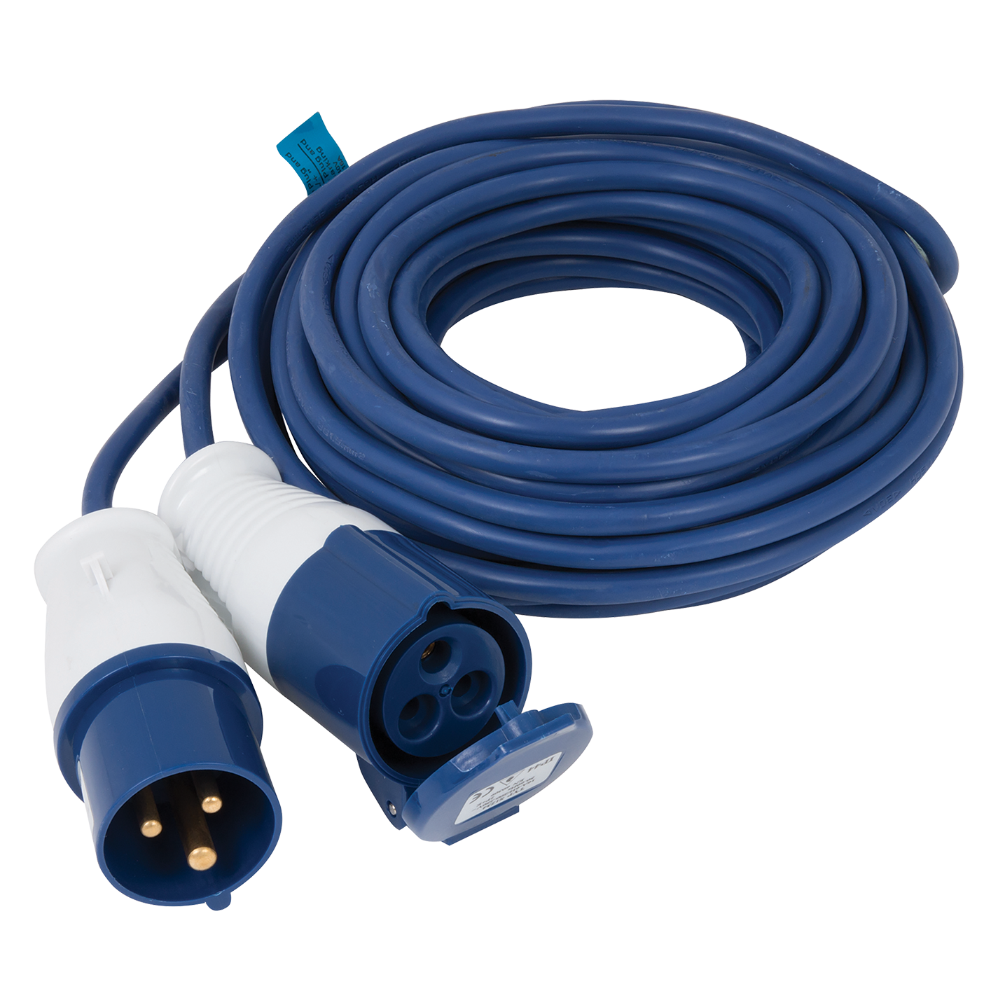 230V 16A 14M EXT LEAD 1.5MM BLUE CABLE