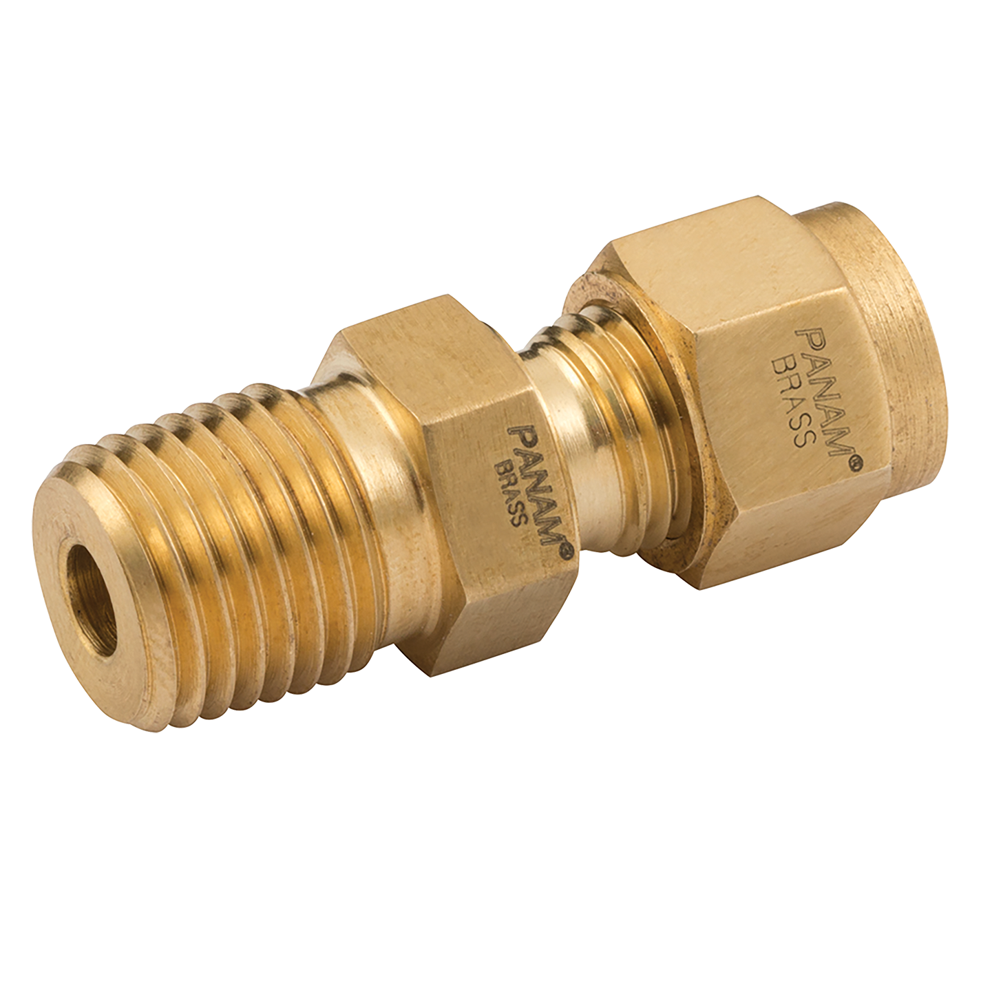 08MM OD X 1/8 BSPT MALE STUD BRASS