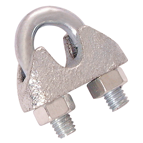 10MM WIRE ROPE GRIP ELECTRO GALVANISED.