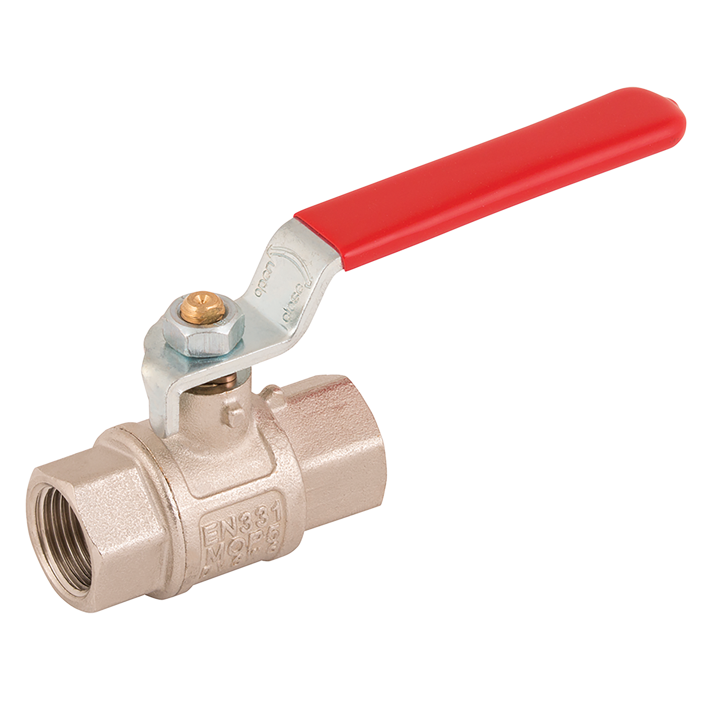 3/8" BSPT Brass Ball Valve Brass Body Shepherd Hydraulics