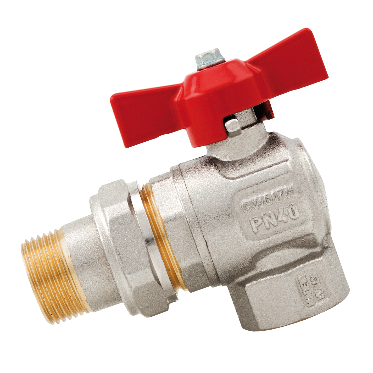 1/2" BSPP M/F Brass Ball Valve Full Flow Shepherd Hydraulics