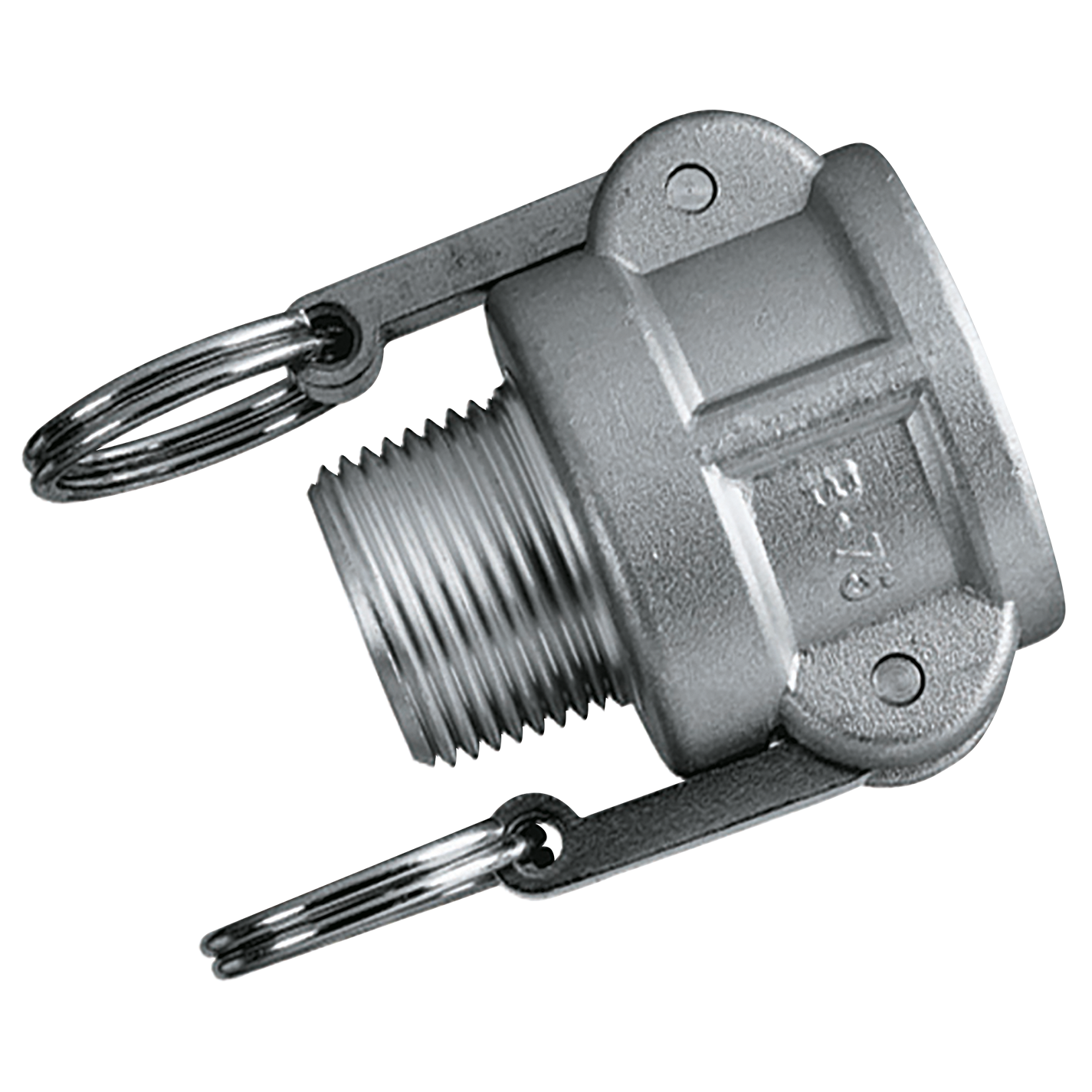 1" NPT MALE COUPLER TYPE B ALUMINIUM