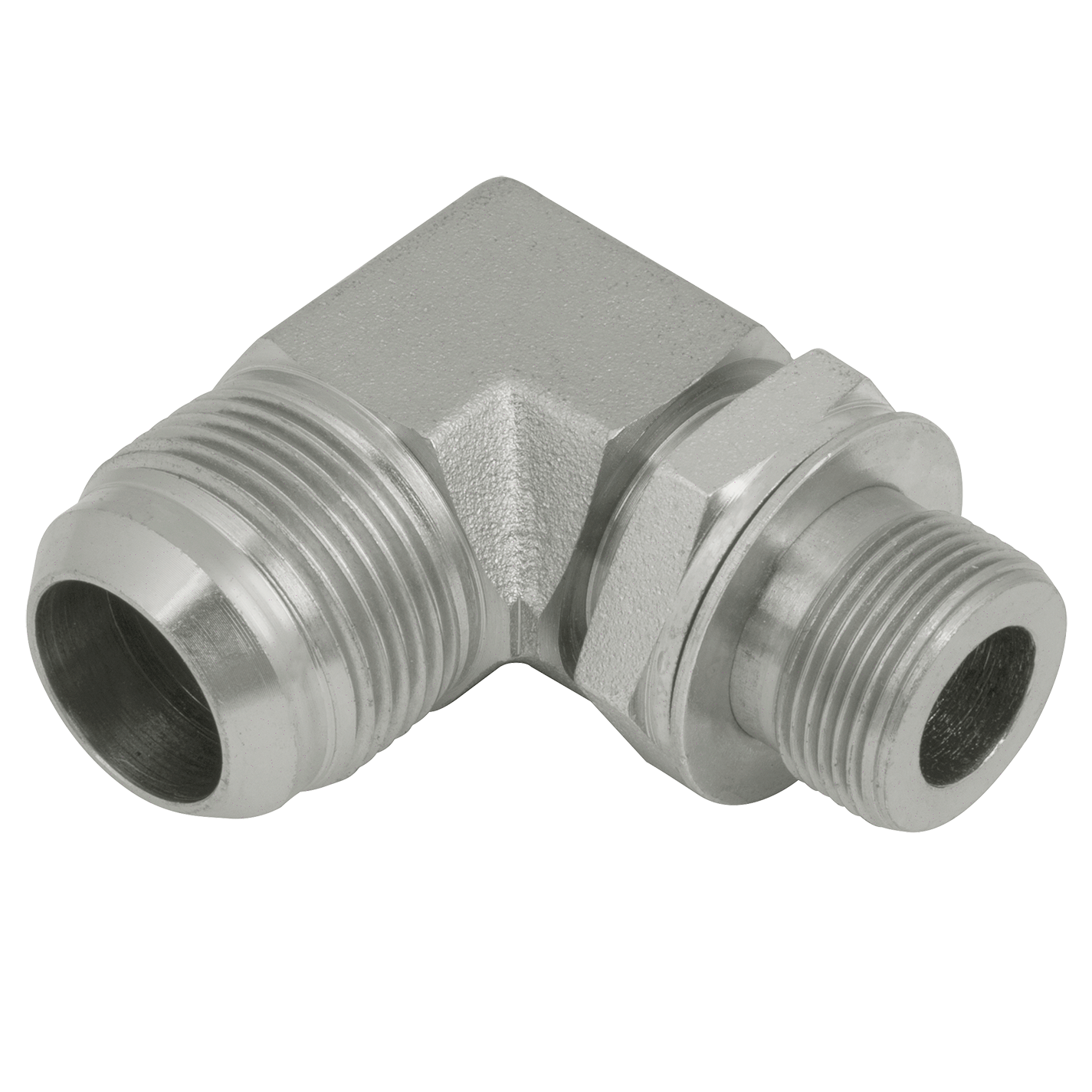 7/16" JICX12MM M/M 90° POS.ELBOW