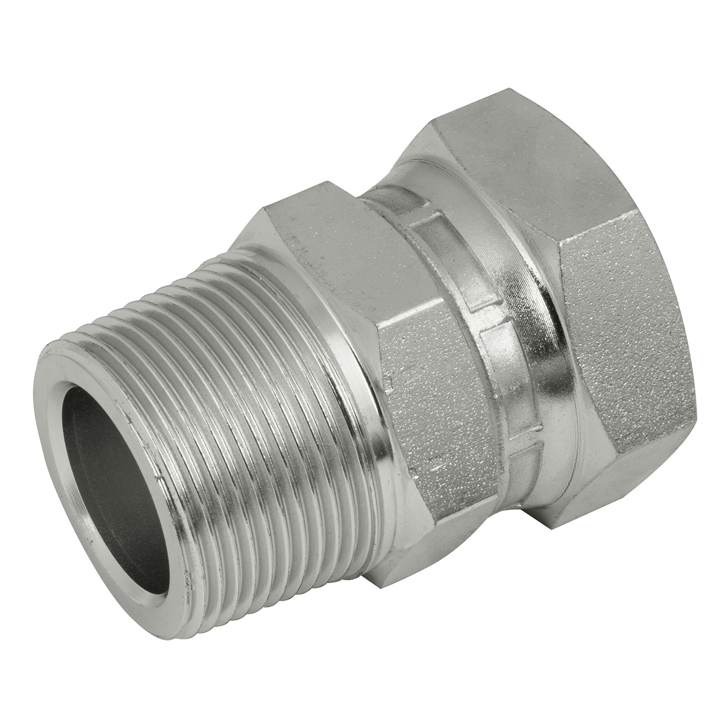3 8 BSPT X 1 2 BSP M F SWIVEL ADAPTOR Pneumatics Direct