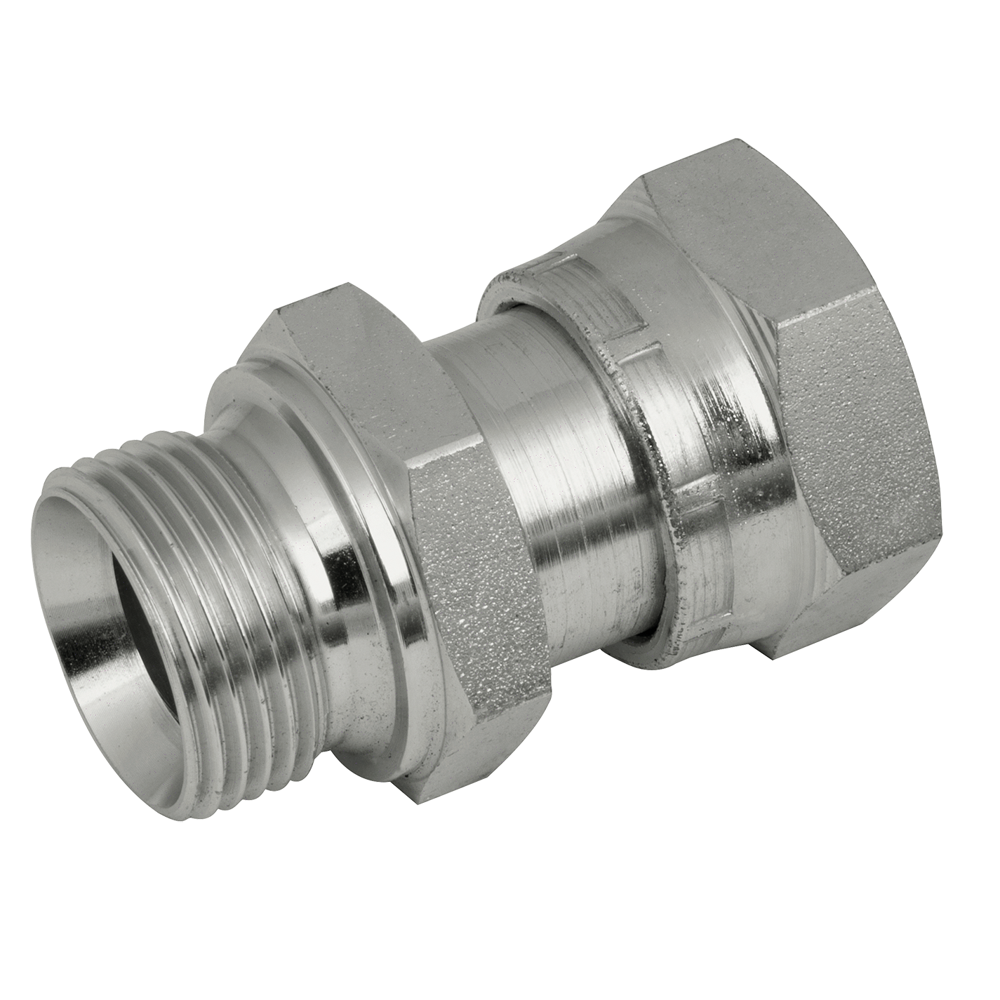 1 4 BSP X 3 8 NPSM M F SWIVEL ADAPTOR Shepherd Hydraulics