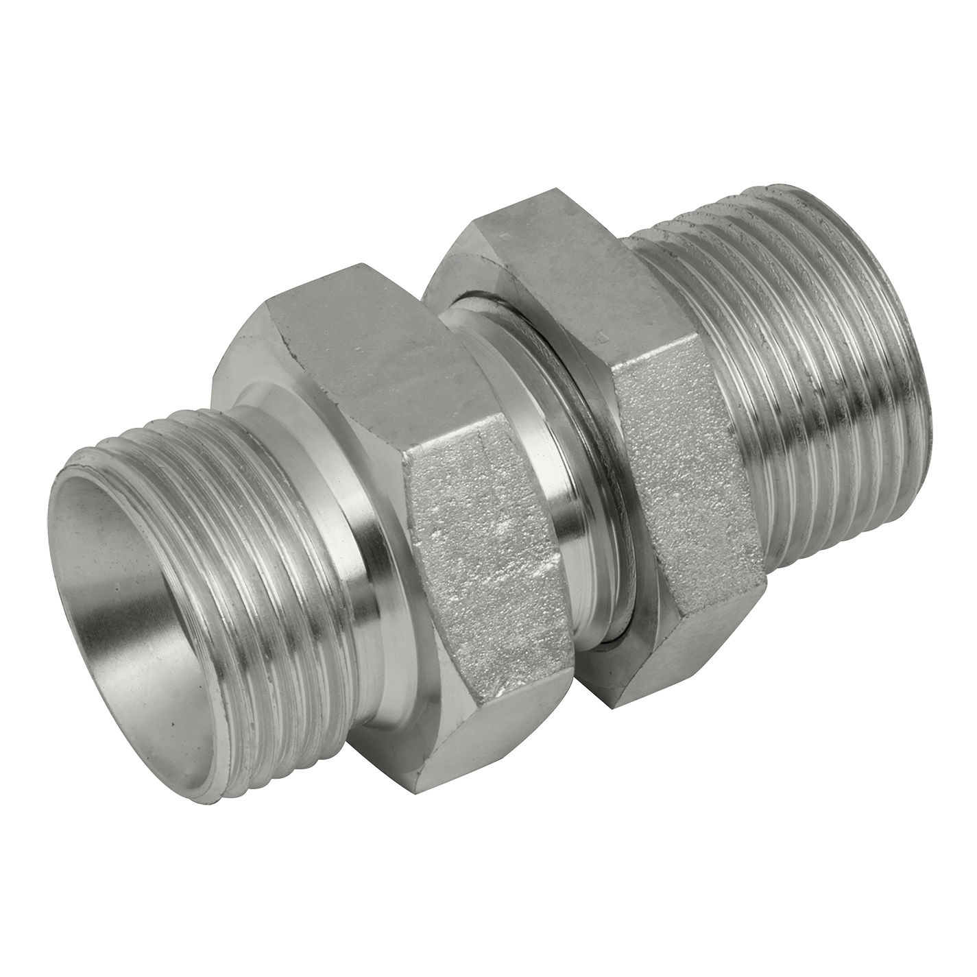 1/2" BSPX3/4" BSP M/M B/HEAD C/W LOCKNUT