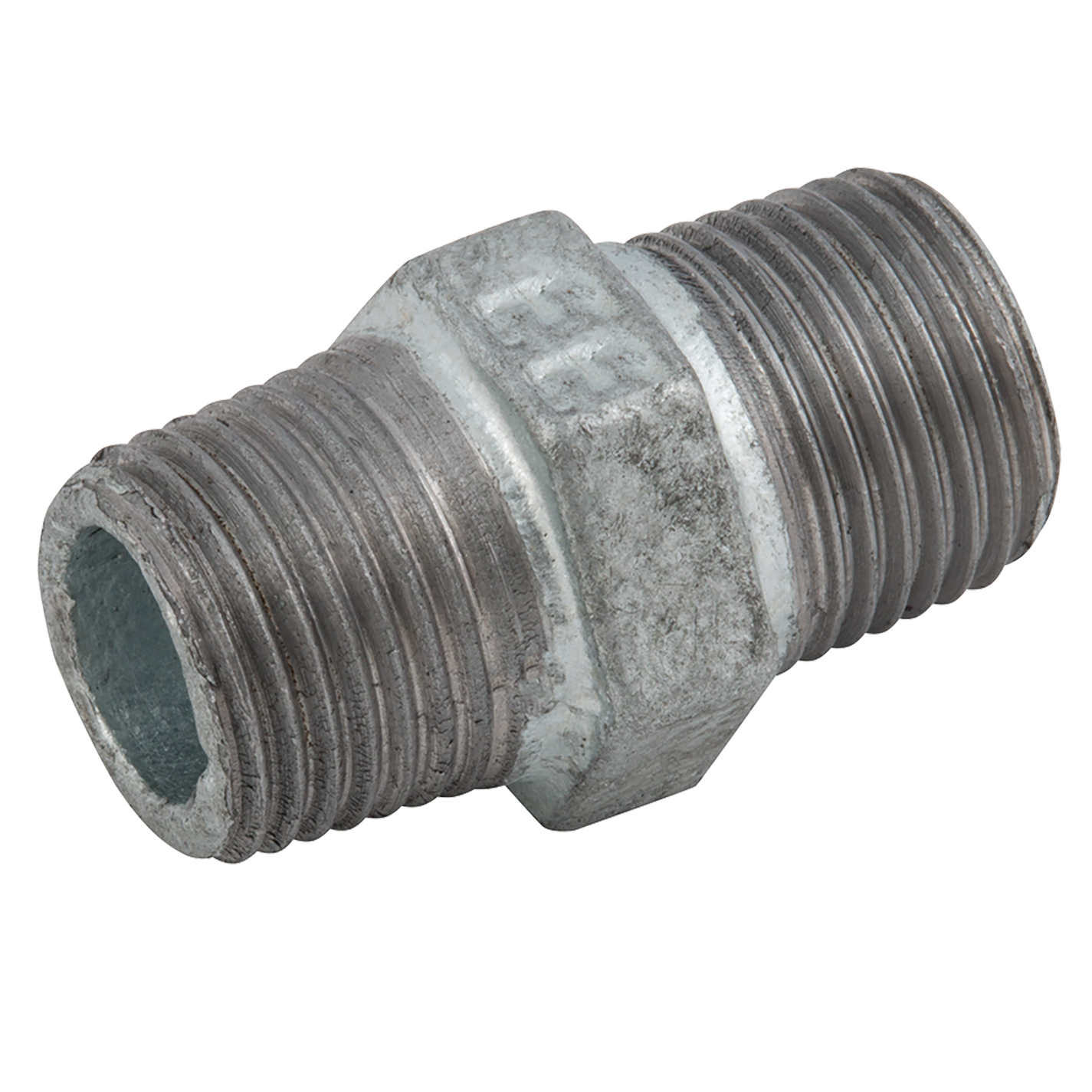 3 BSPT EQUAL MALE HEX NIPPLE GALVANISED Shepherd Hydraulics