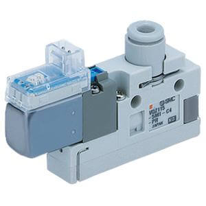 SMC 3 Port Solenoid Valve Body Ported,