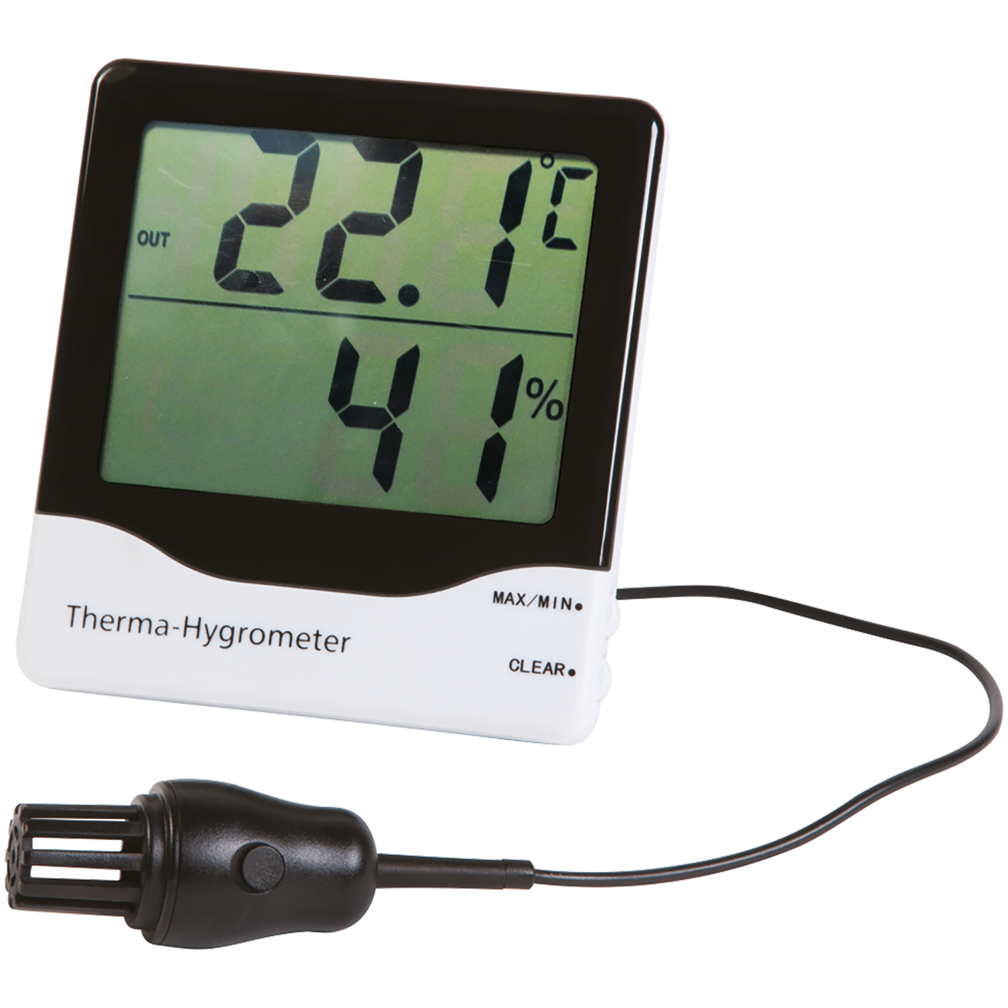 HYGROMETER WITH REMOTE FOR HUMID/TEMP