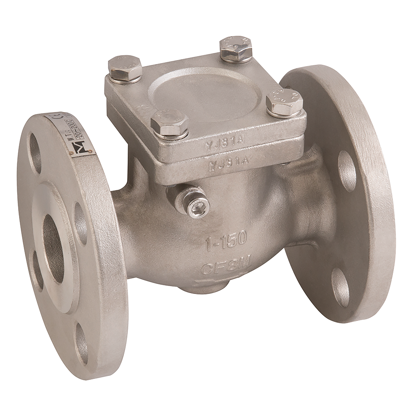 1.1/2" ASA150 FLANGE S/S SW/CHECK Valve