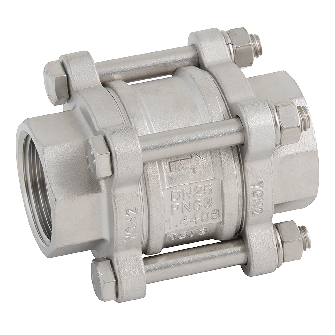 3" BSP S/S 3PC SPRING CHECK Valve