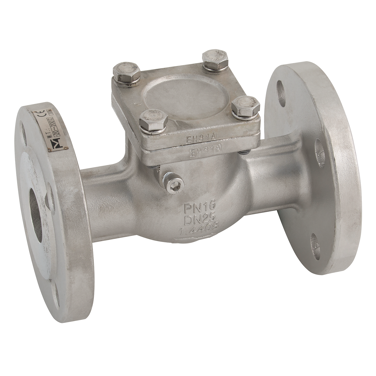 3" PN16 FLANGED S/S SWING CHECK Valve