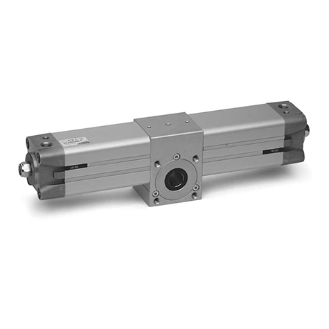 3/8" BSP Parallel Female Ports Series 69 Double Acting Rotary Cylinder