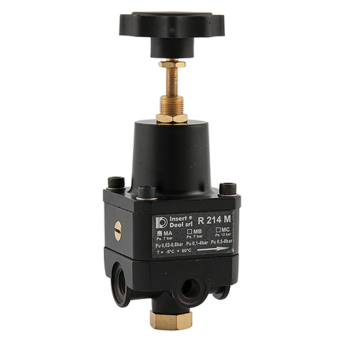 ALUM PRECISION REGULATOR G1/4" 0.5-8BAR