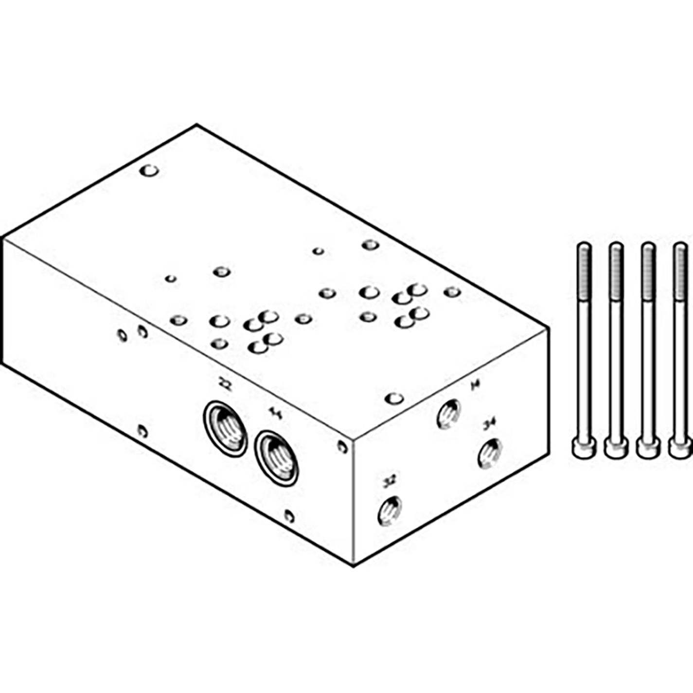 VABP-S1-1V1G-G14-2 SUB-BASE