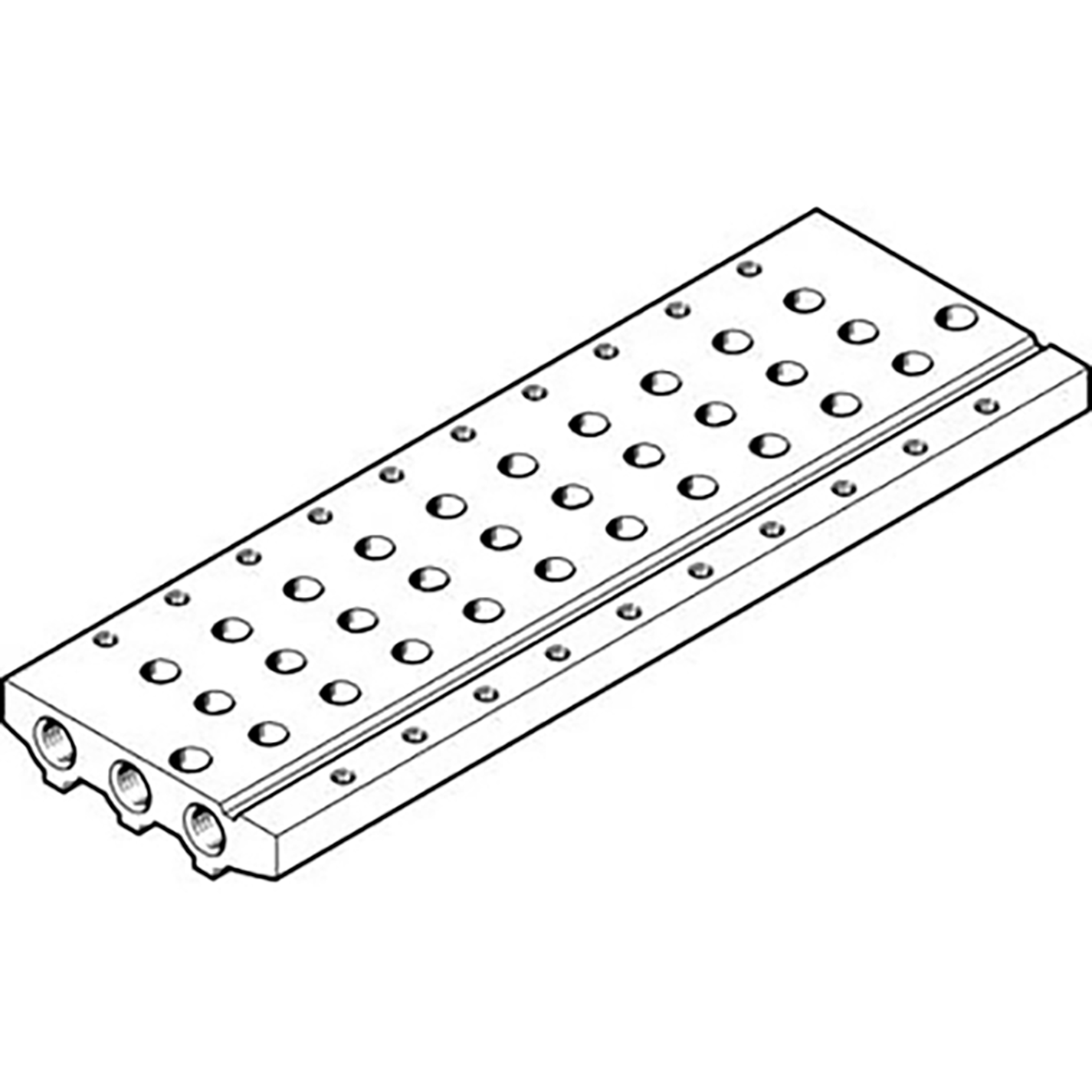 VABM-L1-10AS-M5-3 MANIFOLD RAIL