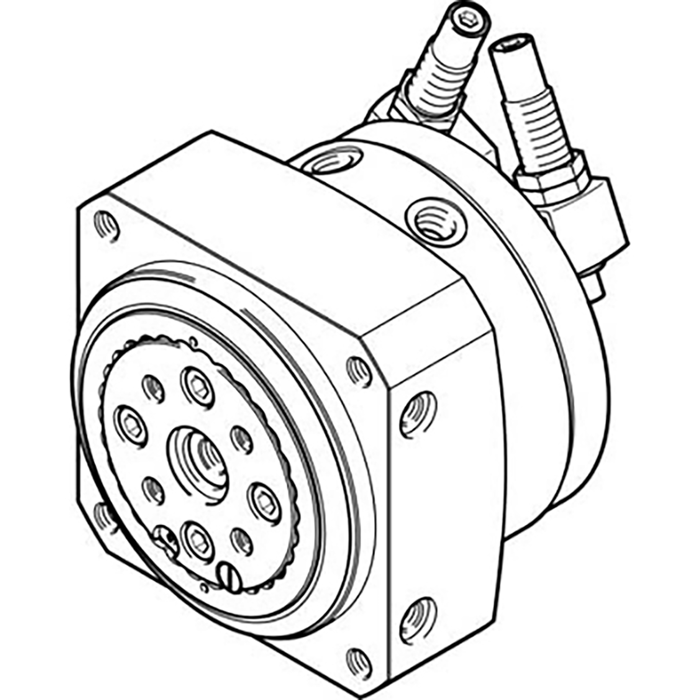 1/4" Female BSPP Semi-Rotary Drive