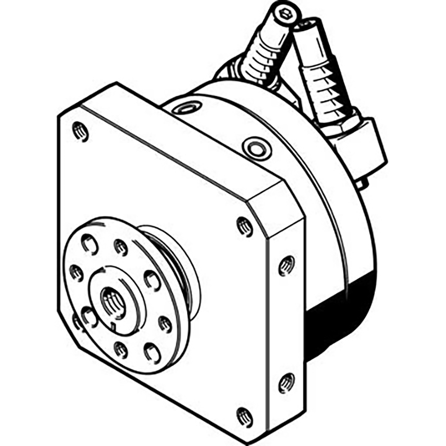 1/8" Female BSPP Semi-Rotary Drive