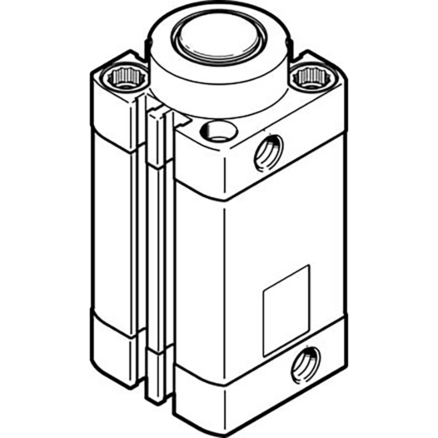1/8" BSPP Stopper Cylinder